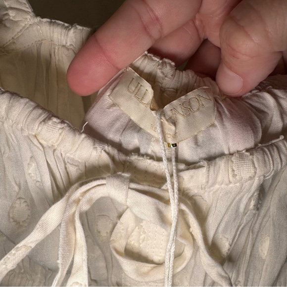 Ulla Johnson Palma Crochet Trimmed Fil Coupe Cotton Midi Dress in Pristine - Picture 10 of 16